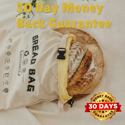 Premium 100% Cotton-Beeswax Bread Bags
